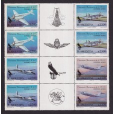 ARGENTINA 1990 GJ 2503/06EN SERIE COMPLETA NUEVAS MINT CON ENTRENCINTAS U$ 20